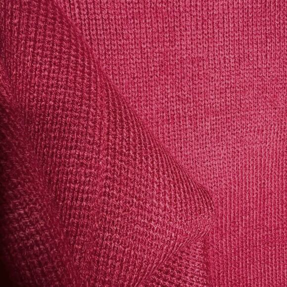 Vintage Tally Ho Size Extra Large Red Sweater Cape Pockets Short Sleeve - Picture 6 of 7